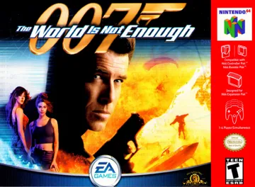 007 - The World Is Not Enough (USA) (v2) (Beta) box cover front